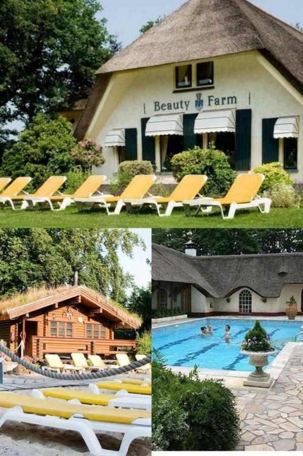 Charmant Chalet Op Een Bospark Op De Veluwe Villa Putten Esterno foto